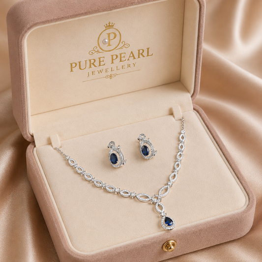 The Royal Sapphire Set | Pure Pearl Jewellery